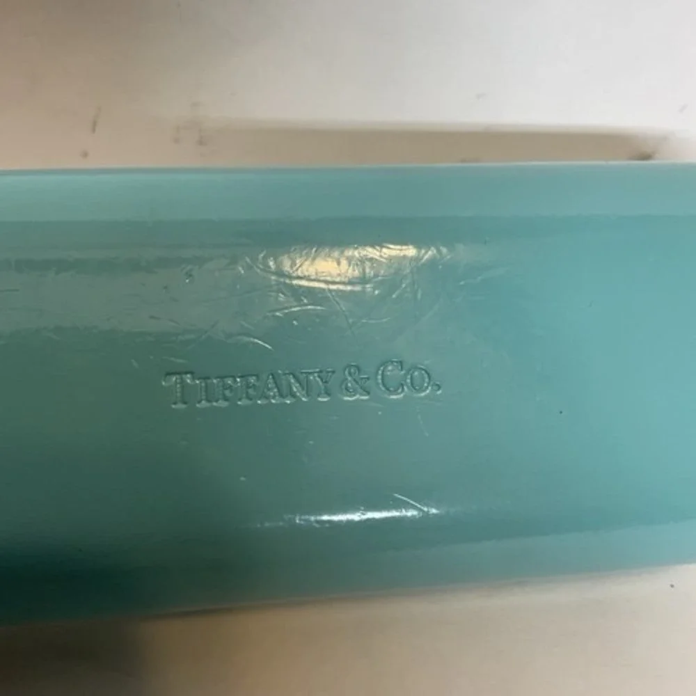 Tiffany & Co Robin's‎ Egg Blue Sunglasses Glasses Clam Shell Hard Case 6